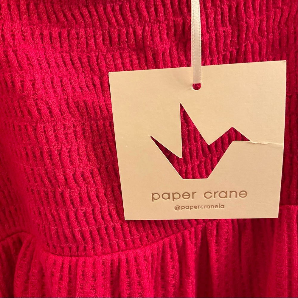 Paper Crane Strappy Halter Top - NWT - Size Medium - Pink - Picture 6 of 9